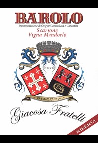 Barolo Scarrone 'Vigna Mandorlo' Riserva 2013 Label