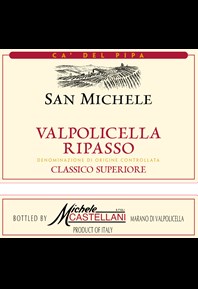 Valpolicella Classico Superiore Ripasso 'San Michele' 2019 Label