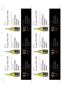 Sauvignon Blanc 2023 Shelf Talker