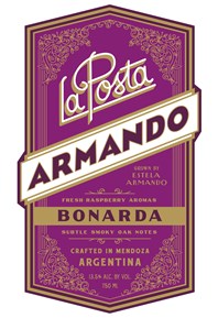 Armando Bonarda 2020 Label