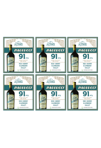 Paulucci Malbec 2020 Shelf Talker