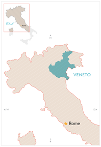Amarone Della Valpolicella Riserva 'Cinque Stelle' 2010 Regional Map