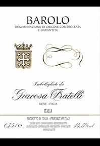 Barolo 2019 Label
