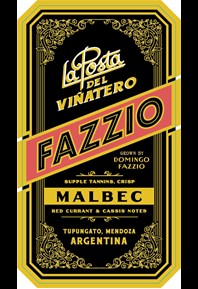 Fazzio Malbec 2023 Label