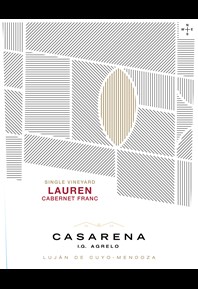 Lauren Single Vineyard Cabernet Franc 2021 Label