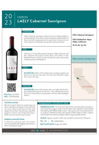 Laely Cabernet 2023 Product Sheet