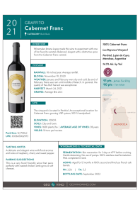 Cabernet Franc 2021 Product Sheet