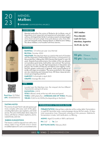 Malbec 2024 Product Sheet