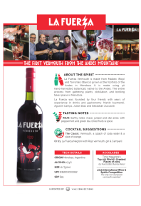 La Fuerza Rojo Vermouth | La Fuerza | Vine Connections