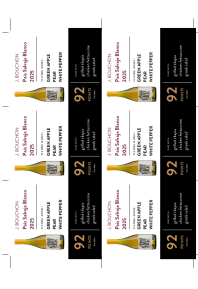 Pais Salvaje Blanco 2025 Shelf Talker