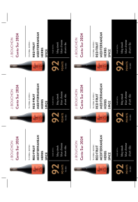 Canto Sur 2024 Shelf Talker