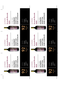 Armando Bonarda 2024 Shelf Talker