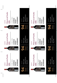 Historia de Familia 2016 Shelf Talker