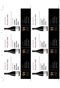 Pinot Noir 2013 Shelf Talker