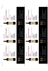 Cabernet Sauvignon 2019 Shelf Talker