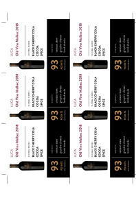 Old Vine Malbec 2018 Shelf Talker