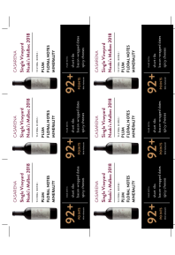 Single Vineyard Naoki's Malbec 2018 Shelf Talker