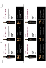 Beso de Dante 2018 Shelf Talker