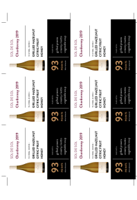 Chardonnay 2019 Shelf Talker