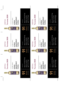 Torrontes 2020 Shelf Talker