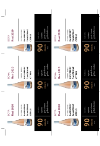 Rosé 2020 Shelf Talker