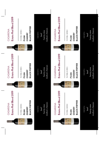 Estate Red Blend 2019 Shelf Talker