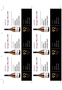 Sauvignon Blanc 2021 Shelf Talker
