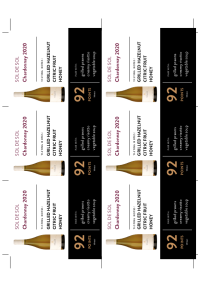 Chardonnay 2020 Shelf Talker