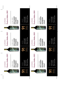 Paulucci Malbec 2021 Shelf Talker