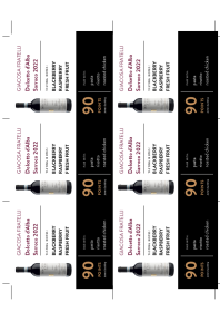 Dolcetto d'Alba Sarroco 2022 Shelf Talker