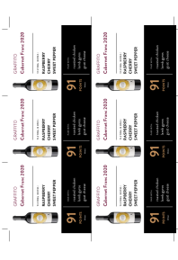 Cabernet Franc 2020 Shelf Talker