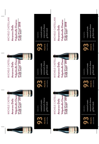 Amarone Della Valpolicella Classico 'Colle Cristi' 2018 Shelf Talker
