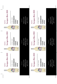 Sauvignon Blanc 2023 Shelf Talker