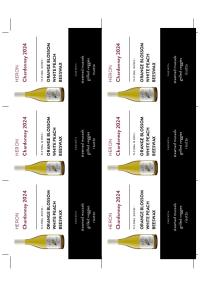 Chardonnay 2024 Shelf Talker