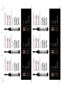 Dolcetto d'Alba Sarrocco 2023 Shelf Talker