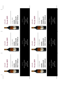 Pervale 2019 Shelf Talker