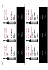 Barbera d'Alba Bussia 2023 Shelf Talker