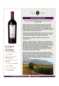 Microterroir 2022 Product Sheet