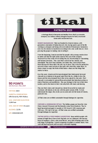 Patriota 2023 Product Sheet